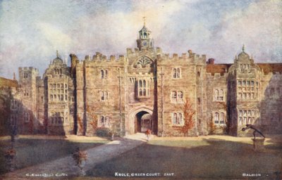 Knole House: Green Court, itä (värilitra) tekijältä Charles Essenhigh Corke