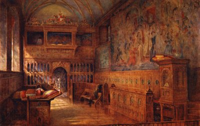 Knole House: The Chapel (värilitografia) tekijältä Charles Essenhigh Corke
