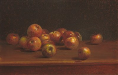 Asetelma omenoiden kanssa, 1886. tekijältä Charles Ethan Porter