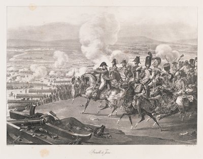 Jenan taistelu, 1800-luvun alku (litho) tekijältä Charles Etienne Pierre Motte