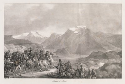 Rivolin taistelu, 1800-luvun alku (litho) tekijältä Charles Etienne Pierre Motte