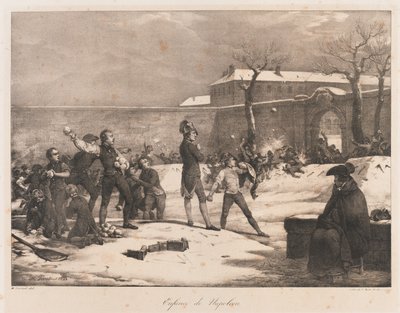 Napoleonin lapsuus, 1800-luvun alku (litho) tekijältä Charles Etienne Pierre Motte