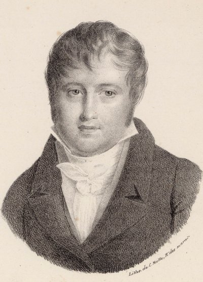 Muotokuva säveltäjä Nicolò Isouardista 1775-1818. tekijältä Charles Etienne Pierre Motte
