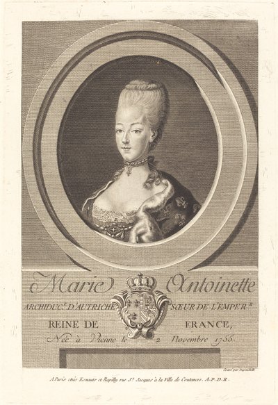 Marie Antoinette tekijältä Charles Eugene Duponchel