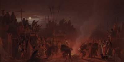Puhvelin tanssi tekijältä Charles Ferdinand Wimar
