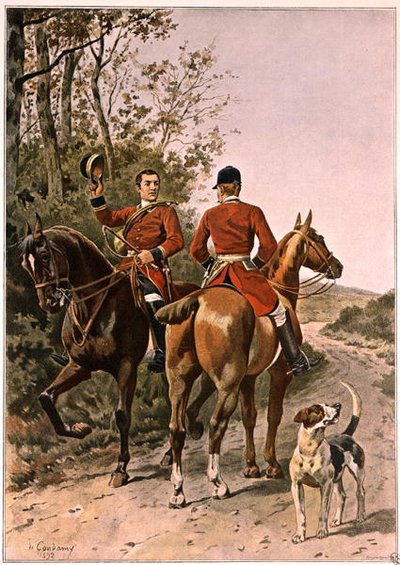 Rendez-Vous, kaivertaja Rougeron-Vignerot, 1892. tekijältä Charles Fernand de Condamy