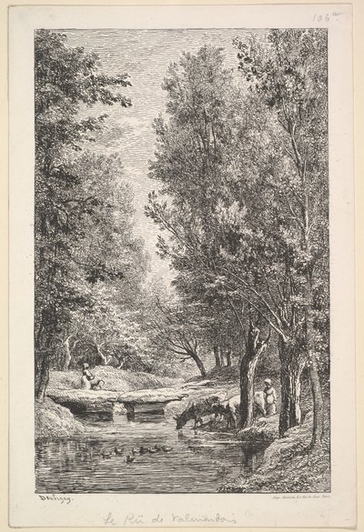Puro Mondoisin laaksossa, 1835-78. tekijältä Charles Francois Daubigny