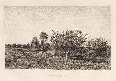 Omenapuut Auversissa tekijältä Charles Francois Daubigny