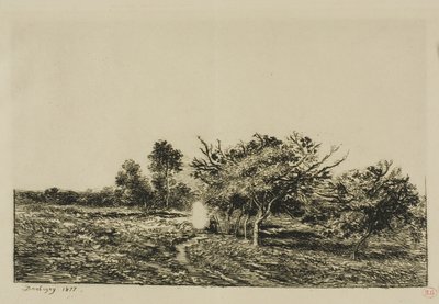 Omenapuut Auversissa tekijältä Charles Francois Daubigny