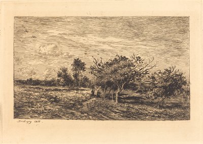 Omenapuut Auversissa tekijältä Charles Francois Daubigny