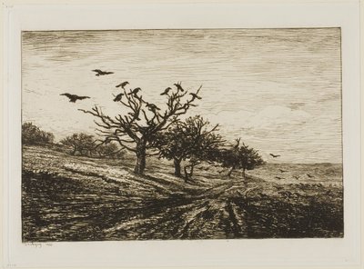 Varikset puussa tekijältä Charles Francois Daubigny