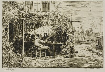 Lähtö Aamiainen Asnièresiin tekijältä Charles Francois Daubigny
