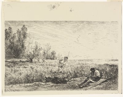 Heinänteko tekijältä Charles Francois Daubigny