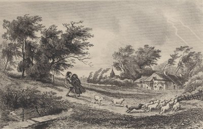 Myrsky, 1842. tekijältä Charles Francois Daubigny