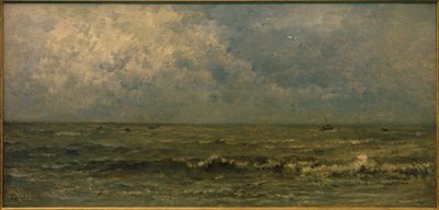La mer, temps gris tekijältä Charles Francois Daubigny