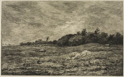 Pre des Graves Villervillessä (Calvados) tekijältä Charles Francois Daubigny