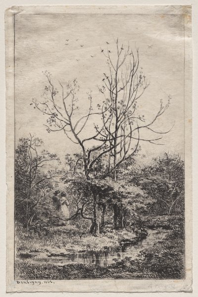 Hedelmätarha tekijältä Charles Francois Daubigny