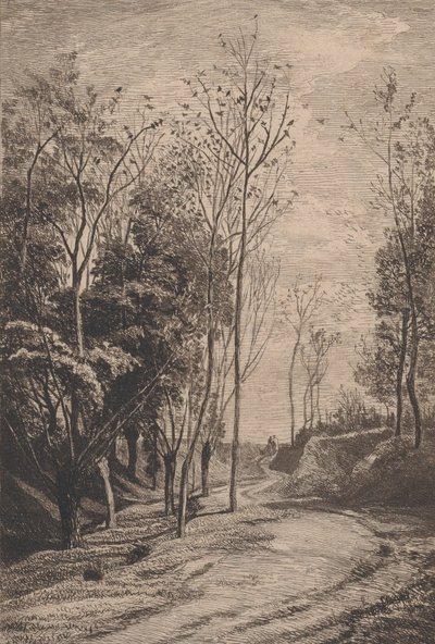 Little Birds, 1850. tekijältä Charles Francois Daubigny