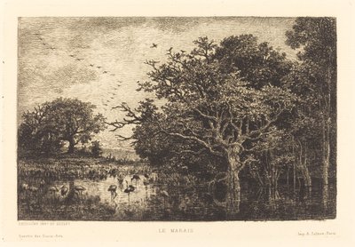 Marsh tekijältä Charles Francois Daubigny