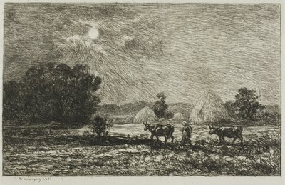 Moonlight Valmondoisissa tekijältä Charles Francois Daubigny