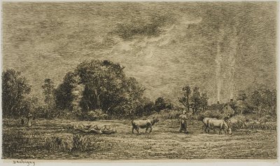 Kuunnousu tekijältä Charles Francois Daubigny
