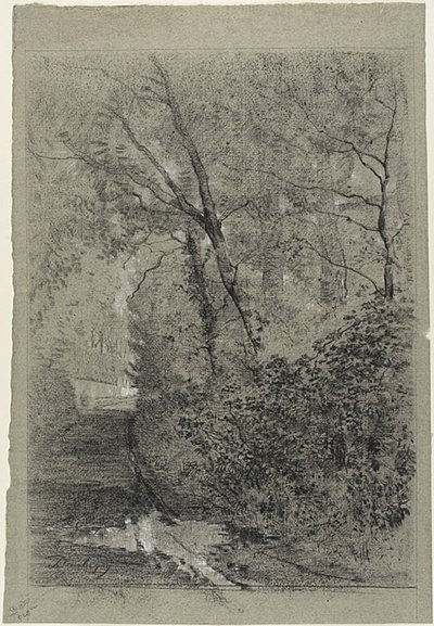 Polku metsässä tekijältä Charles Francois Daubigny