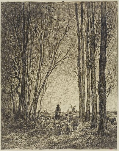 Parven paluu tekijältä Charles Francois Daubigny