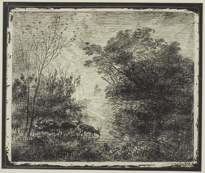 Stags tekijältä Charles Francois Daubigny