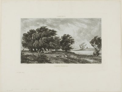 Myrskyinen sää tekijältä Charles Francois Daubigny