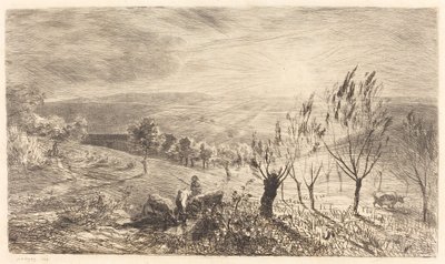 Auringonnousu tekijältä Charles Francois Daubigny