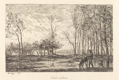 Auringonlasku tekijältä Charles Francois Daubigny