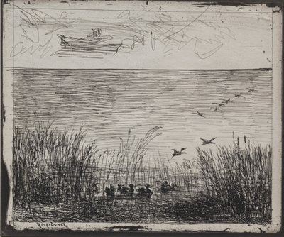 Suo ankkojen kanssa tekijältä Charles Francois Daubigny