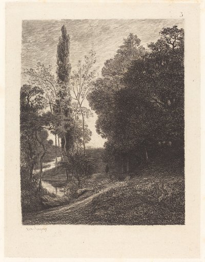 Serkun pankit (Les Bords du Cousin) tekijältä Charles Francois Daubigny