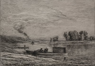 Vene Conflansissa, 1866. tekijältä Charles Francois Daubigny