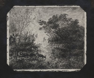 Hirvi, 1862. tekijältä Charles Francois Daubigny