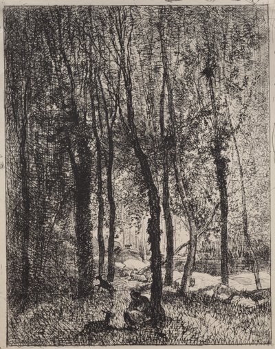 Vuohipaimen tyttö tekijältä Charles Francois Daubigny