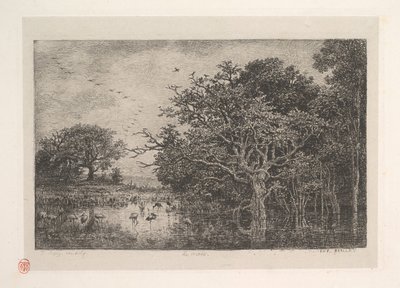 Suot, 1851. tekijältä Charles Francois Daubigny