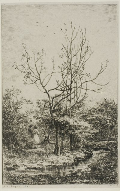 Orchard tekijältä Charles Francois Daubigny