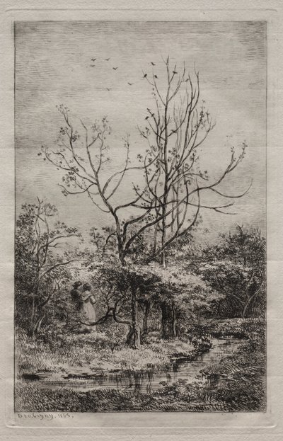 Orchard, 1868. tekijältä Charles Francois Daubigny