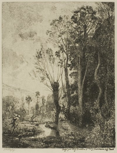 Satyr tekijältä Charles Francois Daubigny