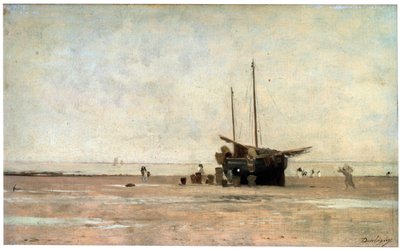 Merenranta, 1860-luvun loppu 1870-luvun alku. tekijältä Charles Francois Daubigny