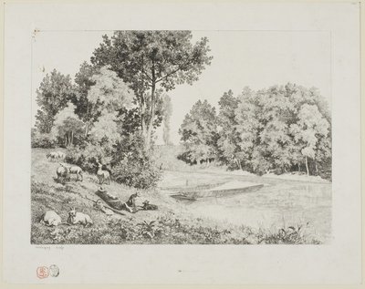 Näkymä otettu Bas-Meudonissa tekijältä Charles Francois Daubigny