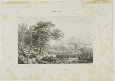 Näkymä otettu lähellä Subiacoa tekijältä Charles Francois Daubigny