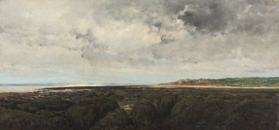 Villerville nähtynä Le Ratierista, 1855. tekijältä Charles Francois Daubigny