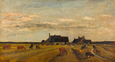 ""Näkymä maatilasta Kerityssä Bretagnessa"" (Farm at Kerity, Bretagne) Charles-Francois