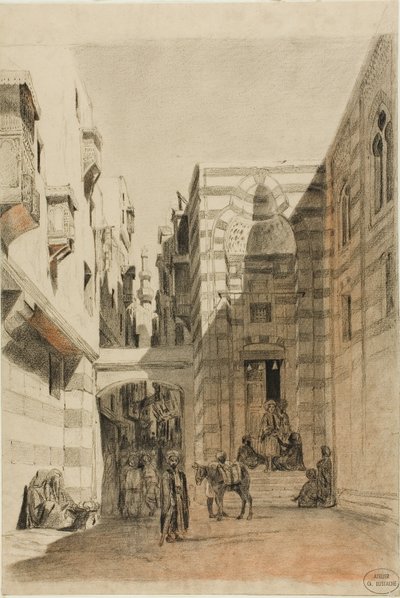 Egyptiläinen katukuvaus tekijältä Charles Francois Eustache