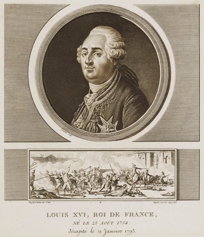 Ludvig XVI. Ranskan kuningas tekijältä Charles Francois Gabriel Levachez