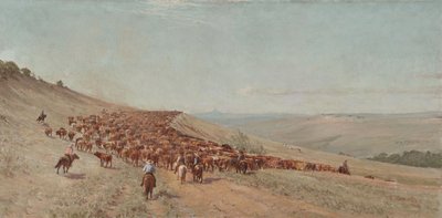 Lauman ajaminen, 1904 tekijältä Charles Franklin Reaugh