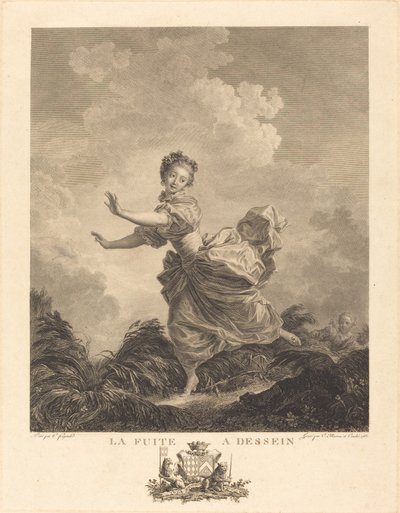 Vuotaa tarkoituksella tekijältä Charles François Adrien Macret and Jacques Couché after Jean Honoré Fragonard
