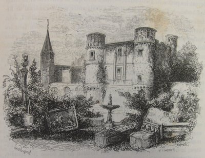 Gaillonin linna raunioina tekijältä Charles Francois Daubigny